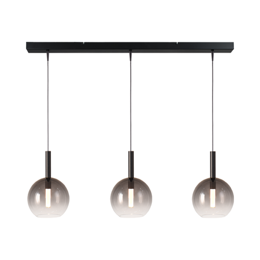 Lido világosszürke üveg függőlámpa