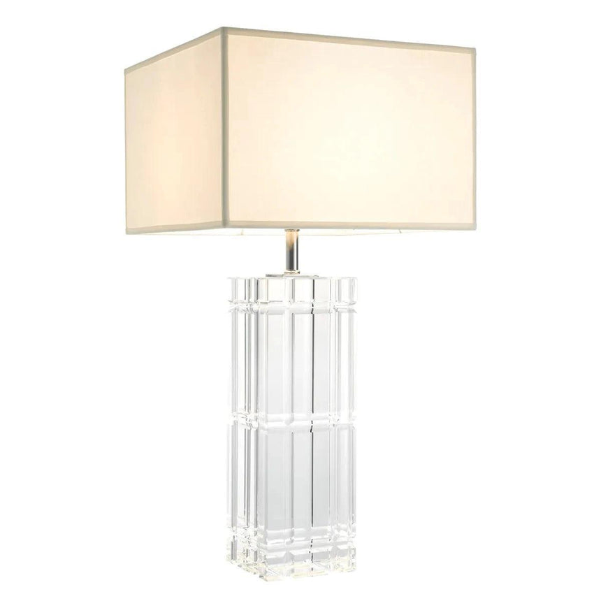Universal crystal table lamp