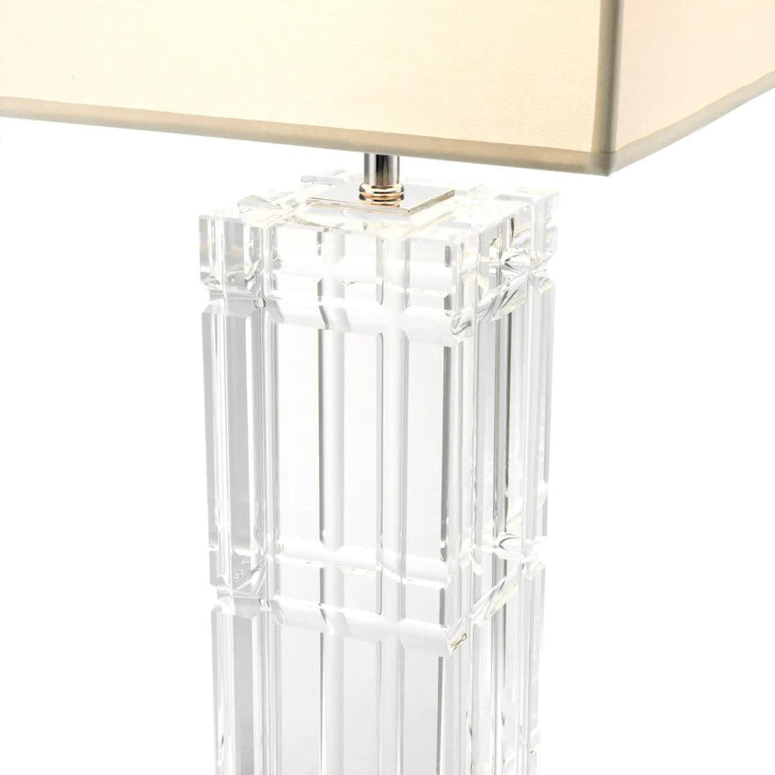 Universal crystal table lamp