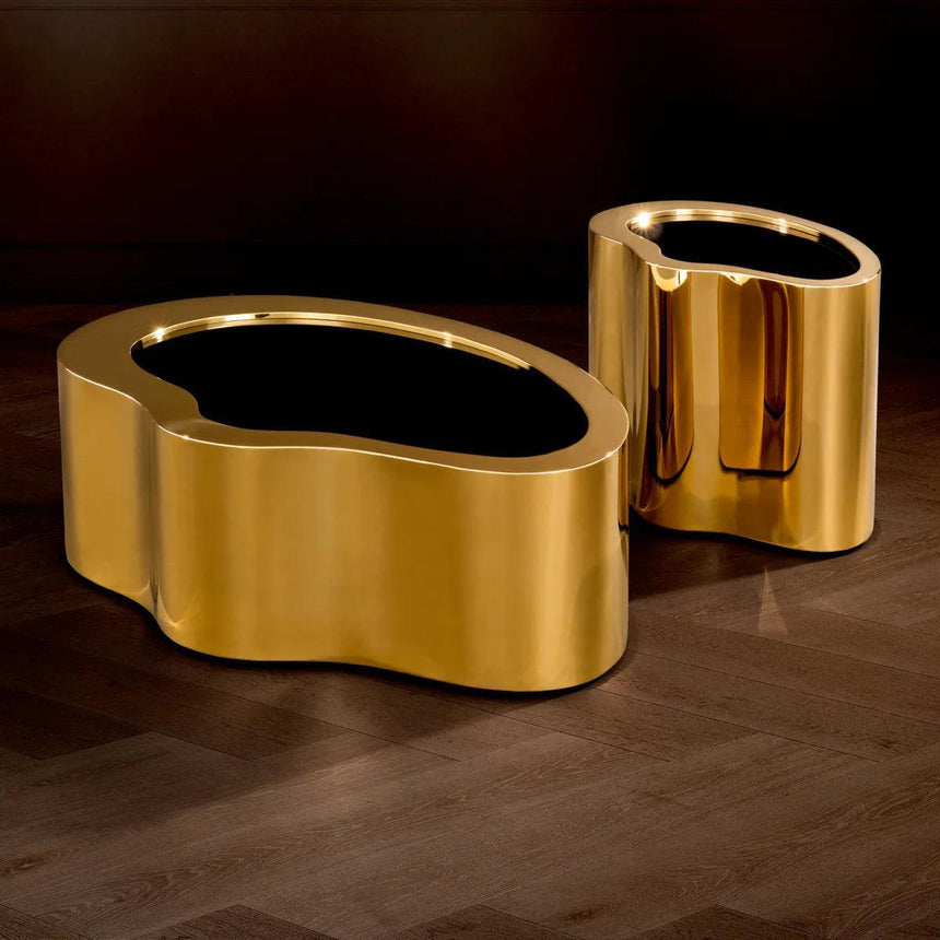 Gibbons glass side table