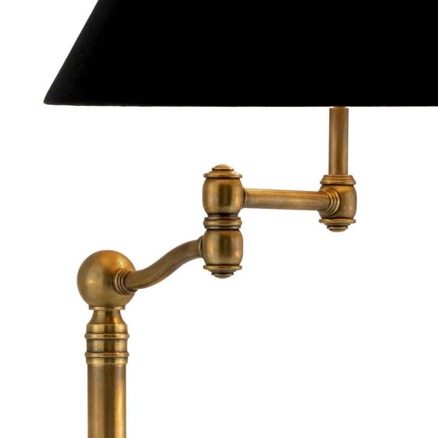 Regis velvet floor lamp