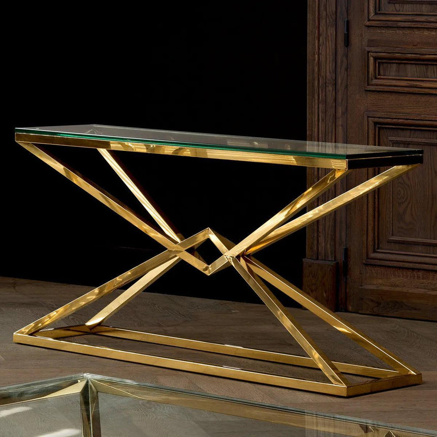 Connor Glass Console Table