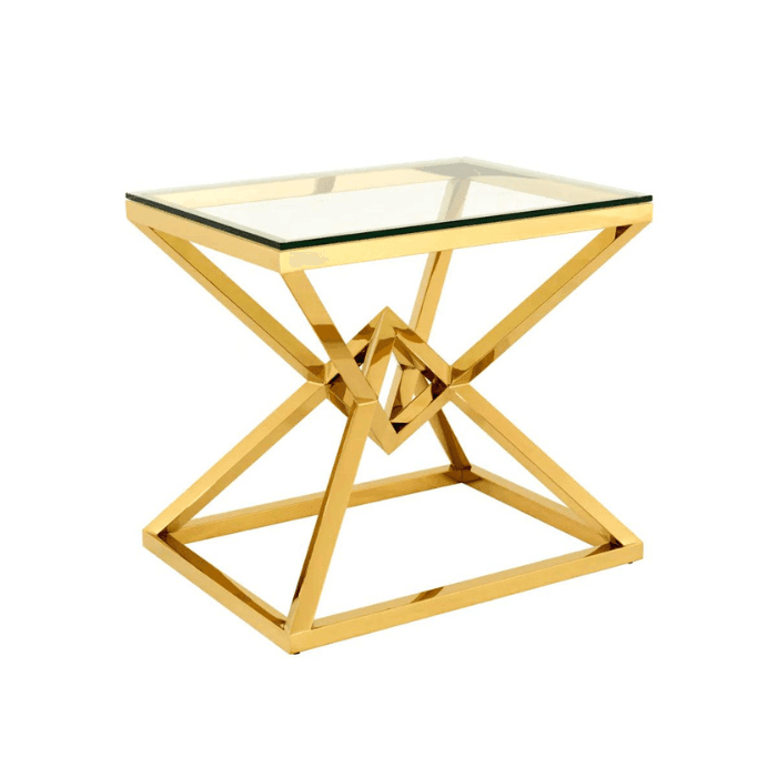 Connor glass side table