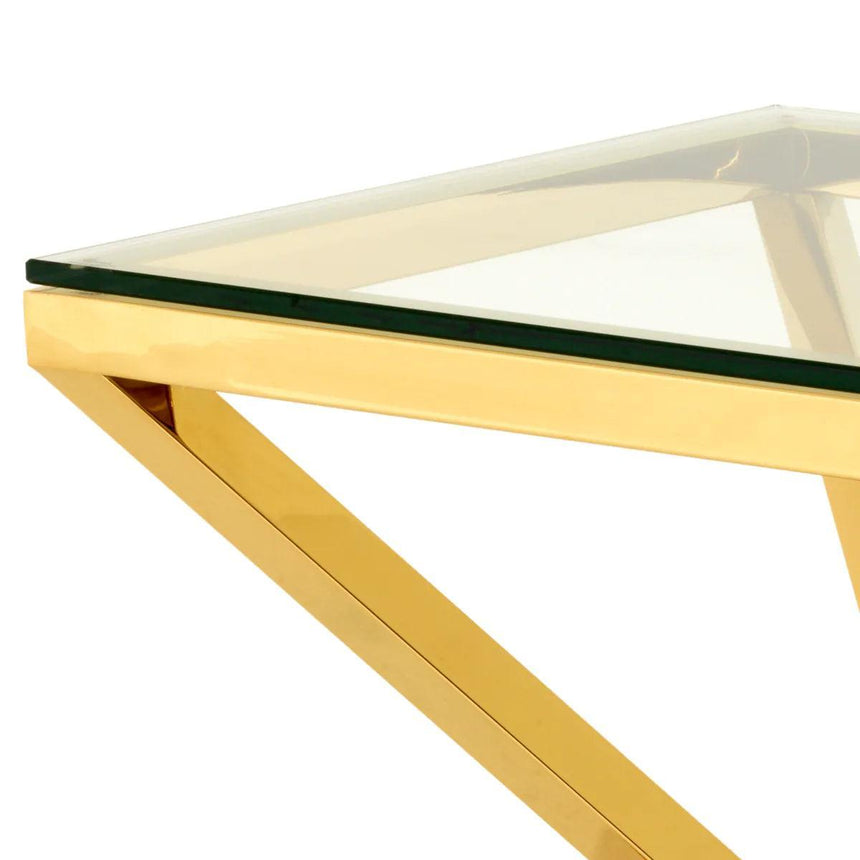 Connor glass side table