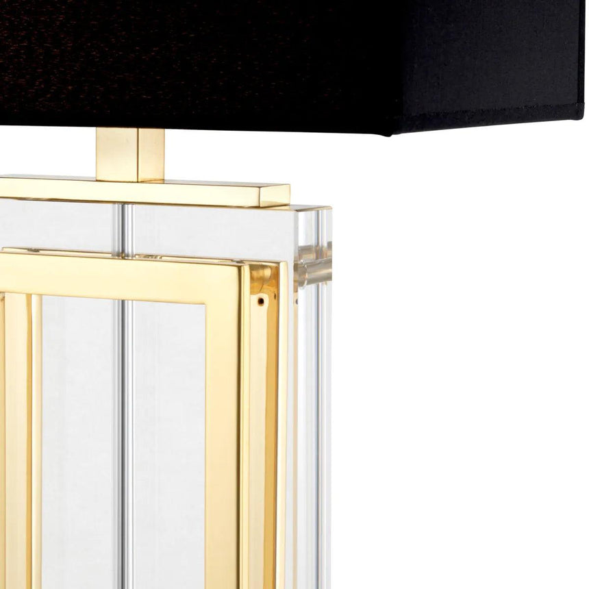 Arlington Gold Crystal Table Lamp