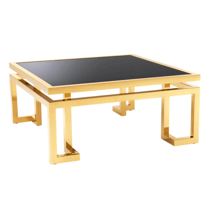 Palmer glass coffee table