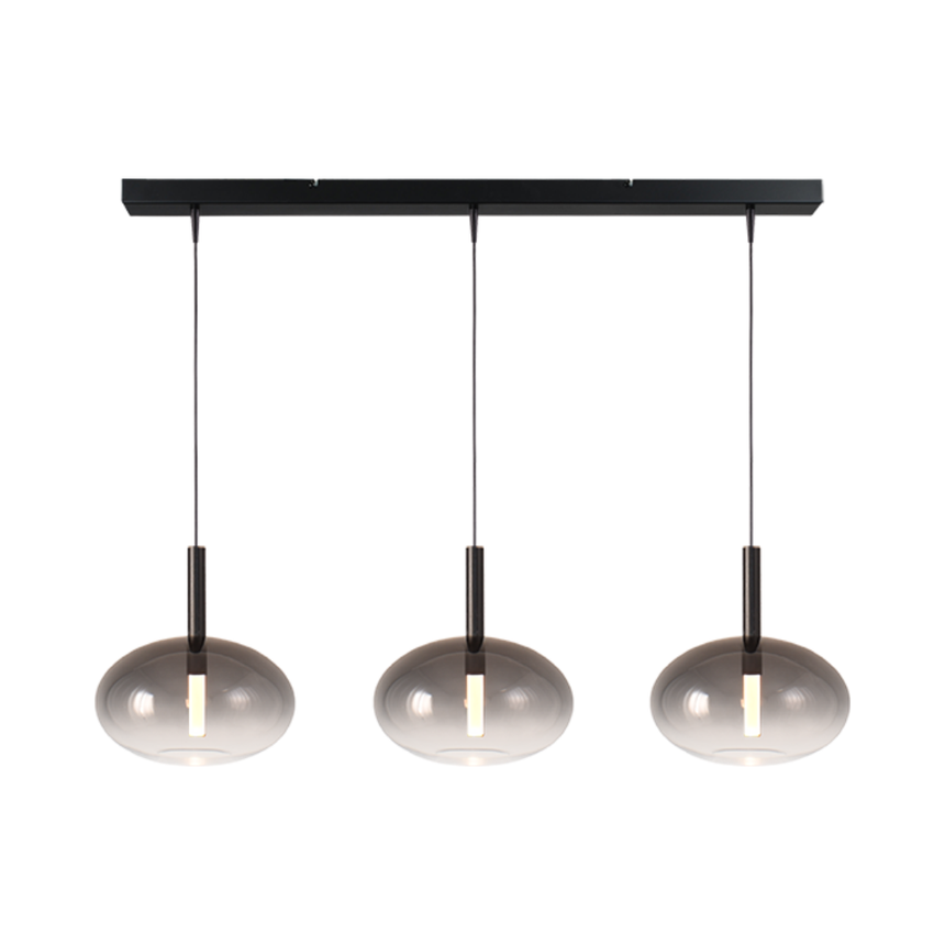 Lido világosszürke üveg függőlámpa