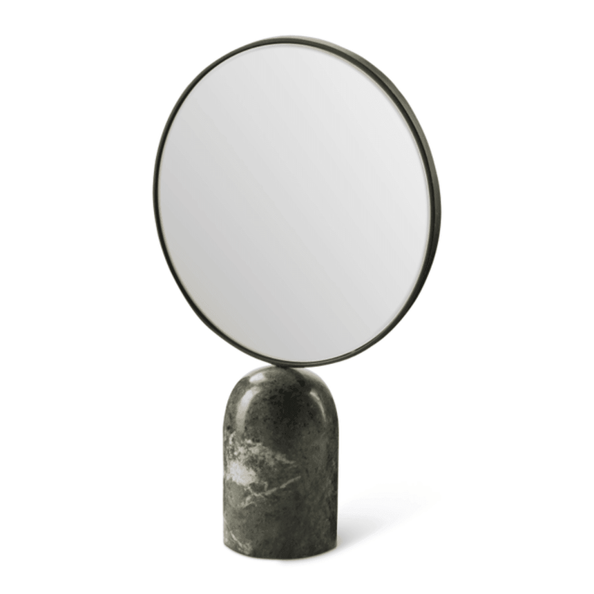 Round marble mirror