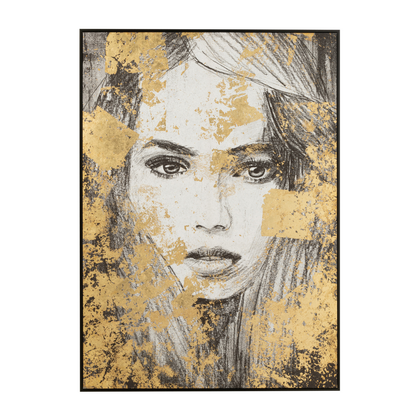Woman canvas wall art