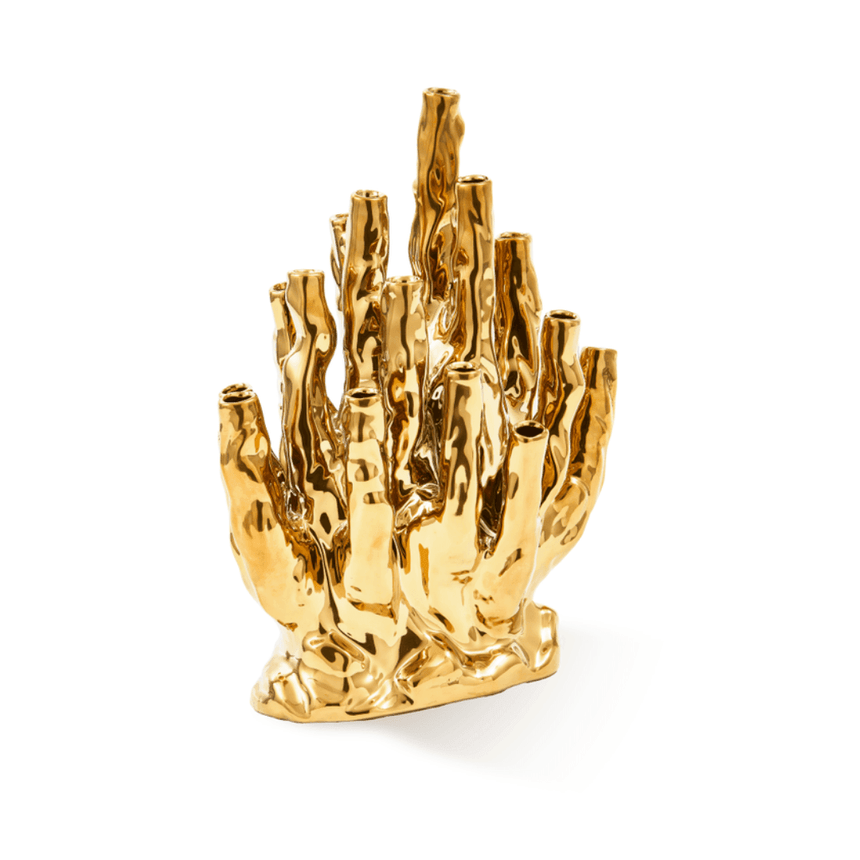 Coral 20 porcelain vase