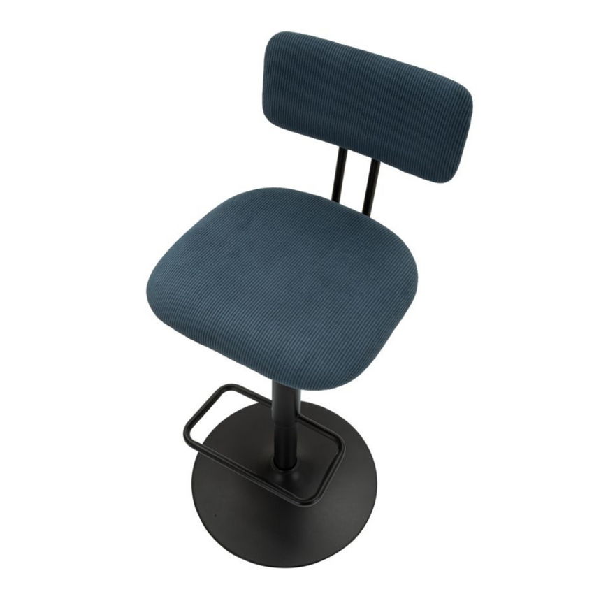 Light kordbársony bárszék szettben