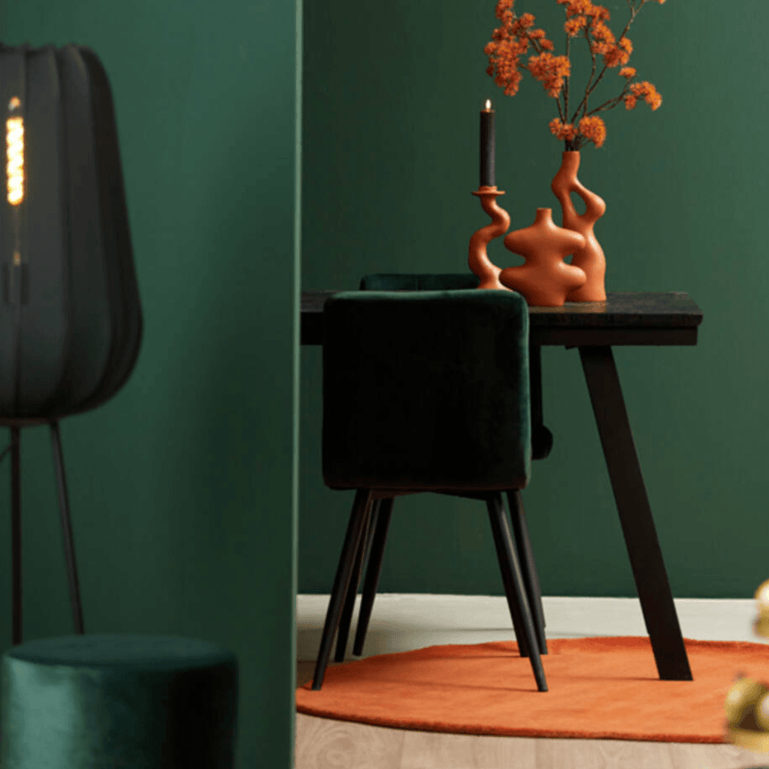 Plumeria metal floor lamp