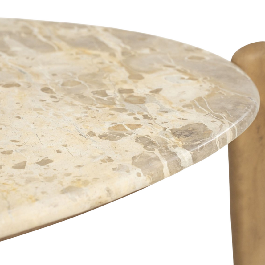 Marnish márvány dohányzóasztal