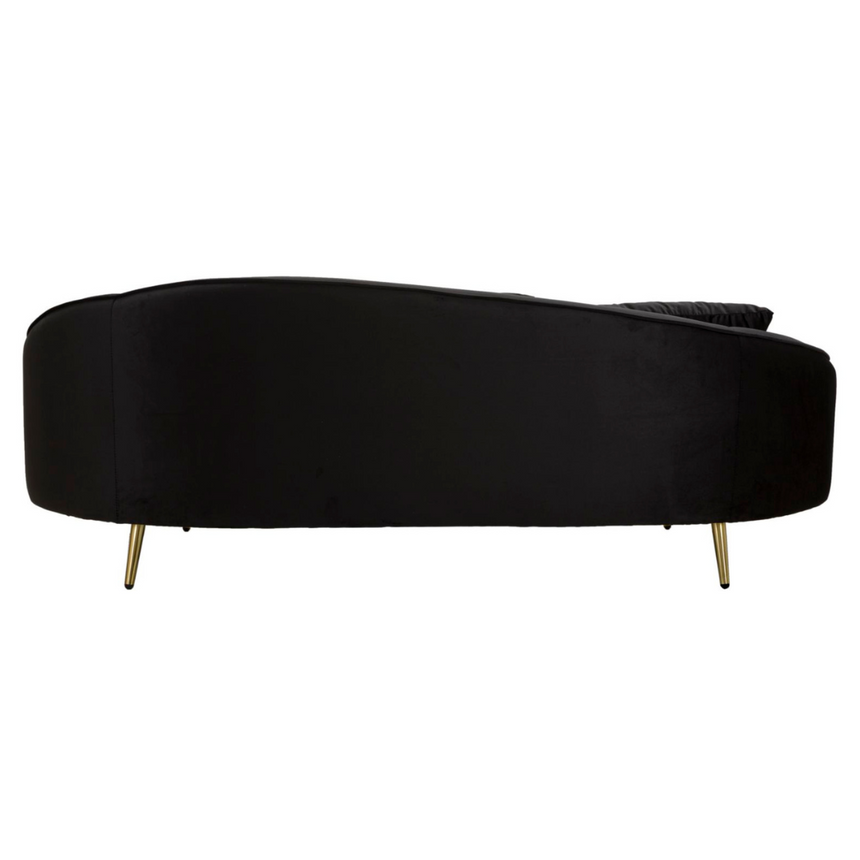 Oslo 3-seater velvet sofa