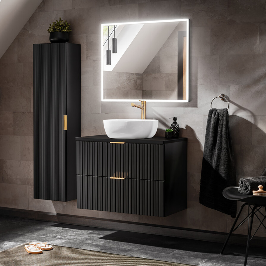 Alice fém fürdőszoba tükör