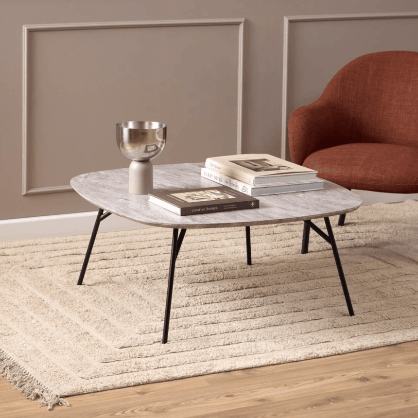 Glazed ceramic coffee table