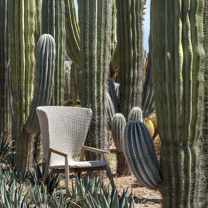 Knit Lounge kerti fotel