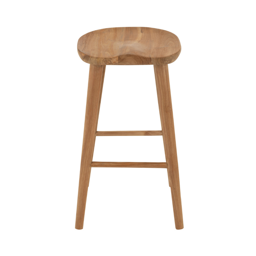Mika wooden bar stool