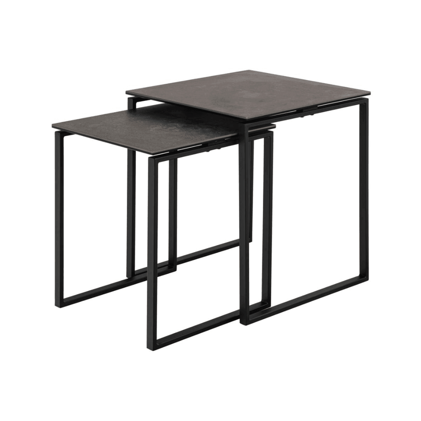 Katrine ceramic coffee table 50x50 set