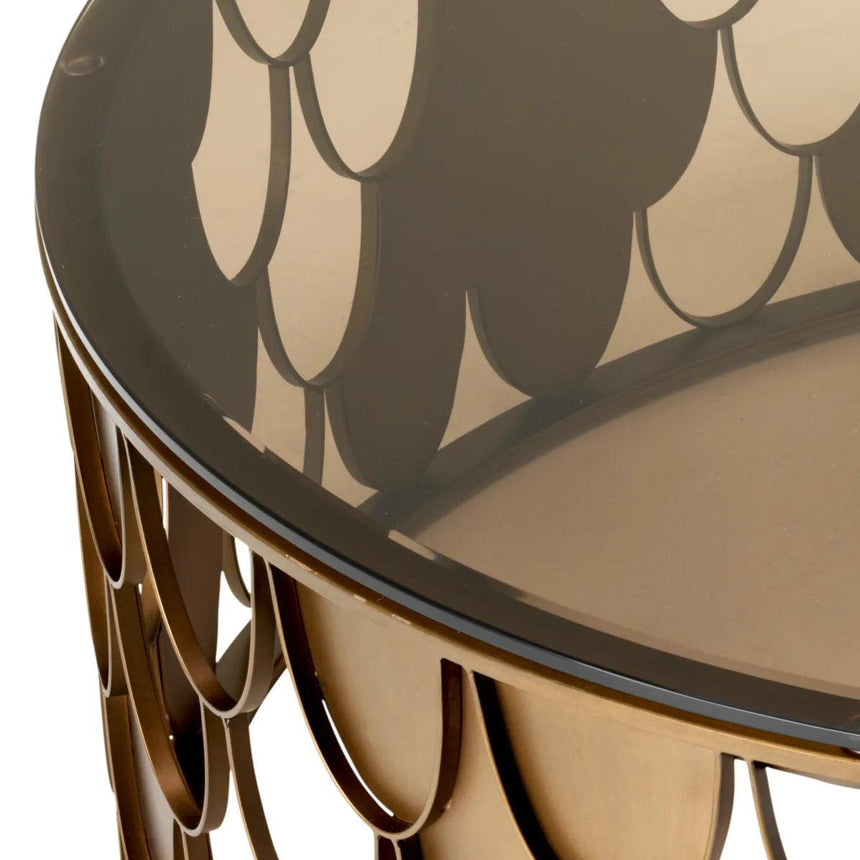 L'indiscret glass coffee table