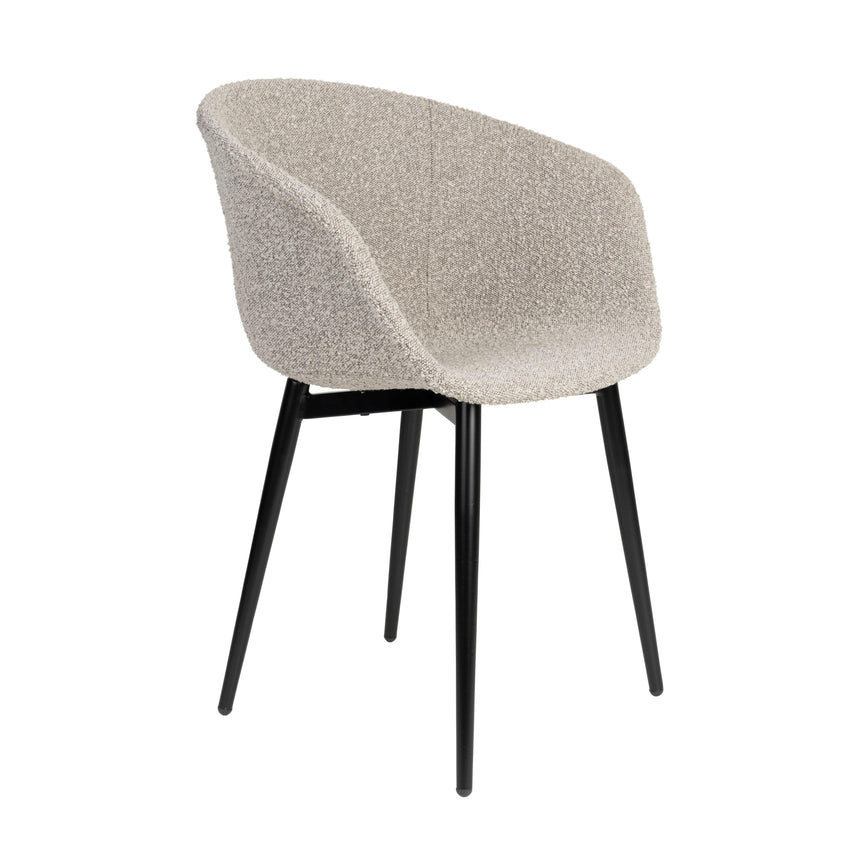 Charly karfás szövet szék