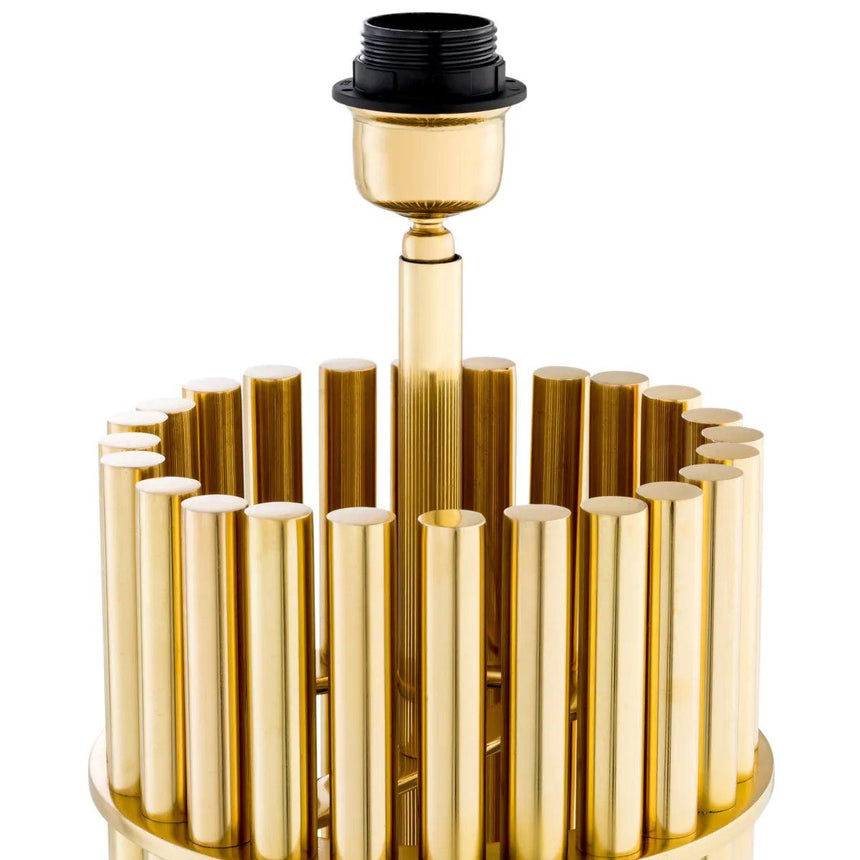 Reef metal table lamp