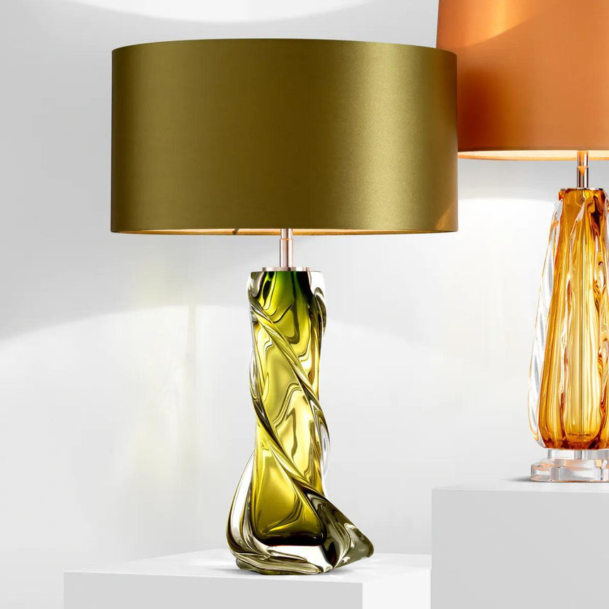 Carnegie glass table lamp
