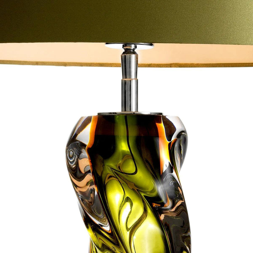 Carnegie glass table lamp