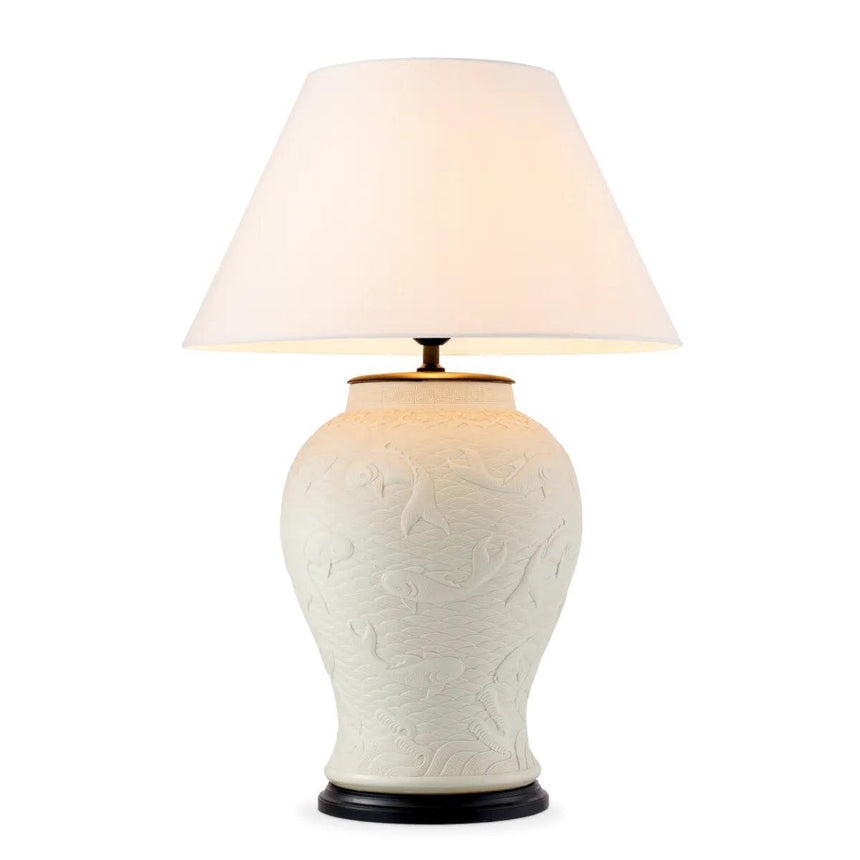 Dupoint porcelain table lamp