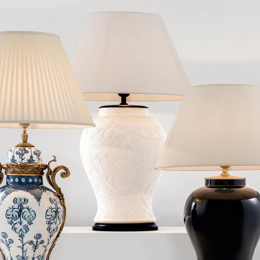 Dupoint porcelain table lamp