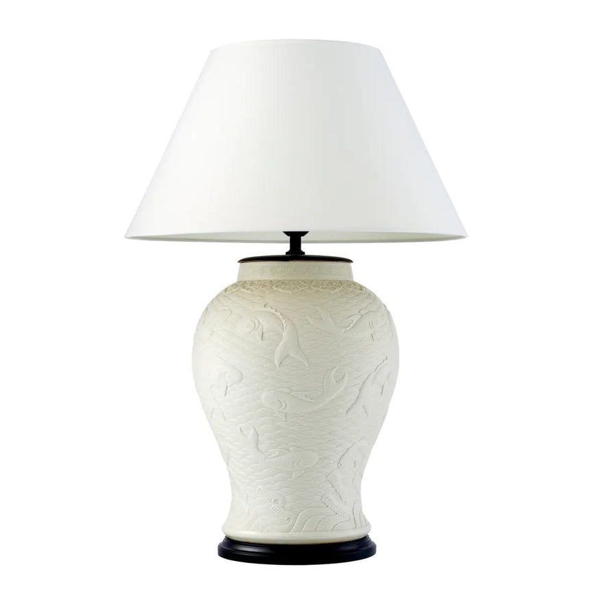 Dupoint porcelain table lamp