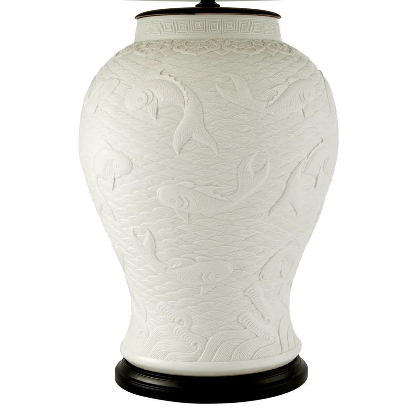 Dupoint porcelain table lamp