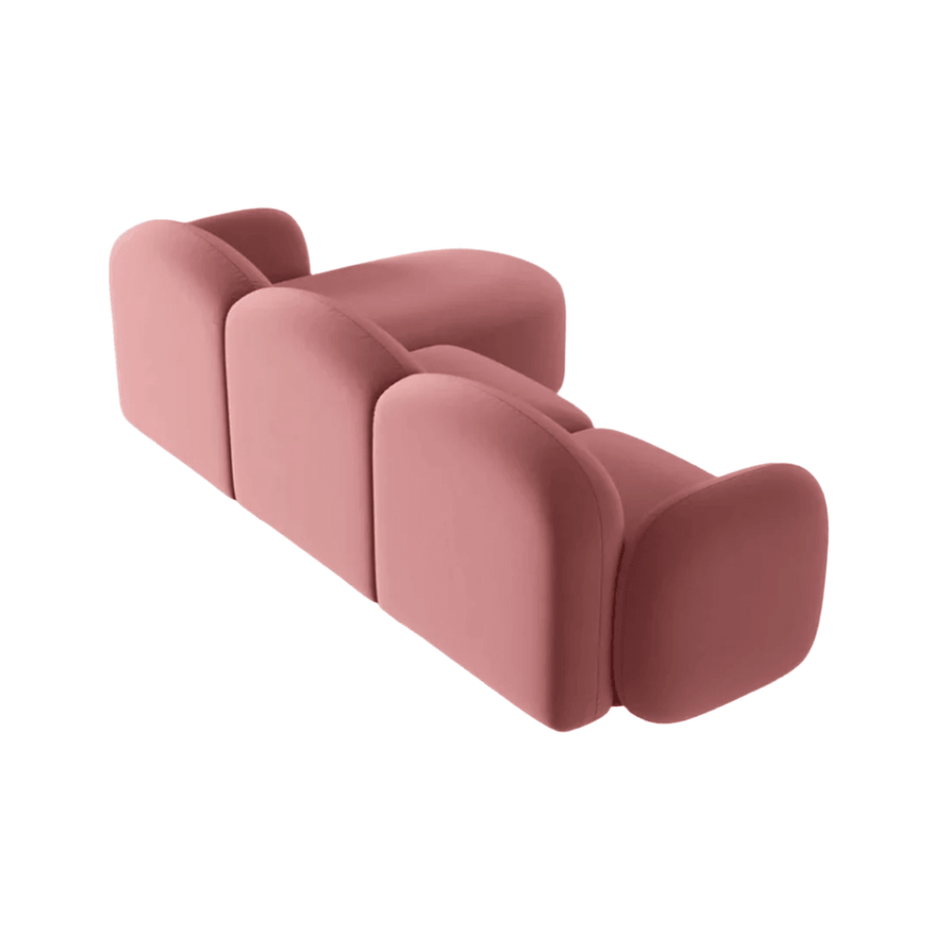 Blair left-hand velvet corner sofa 274x167