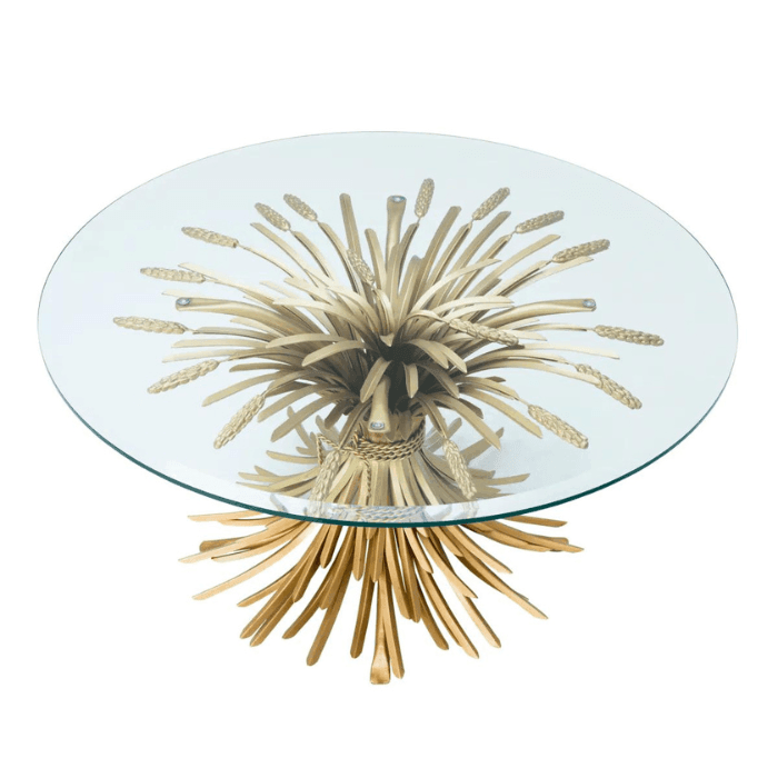 Bonheur glass coffee table