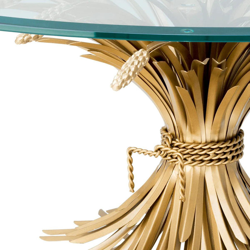 Bonheur glass coffee table