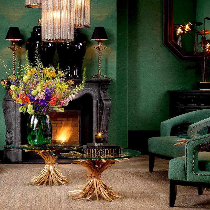 Bonheur glass coffee table