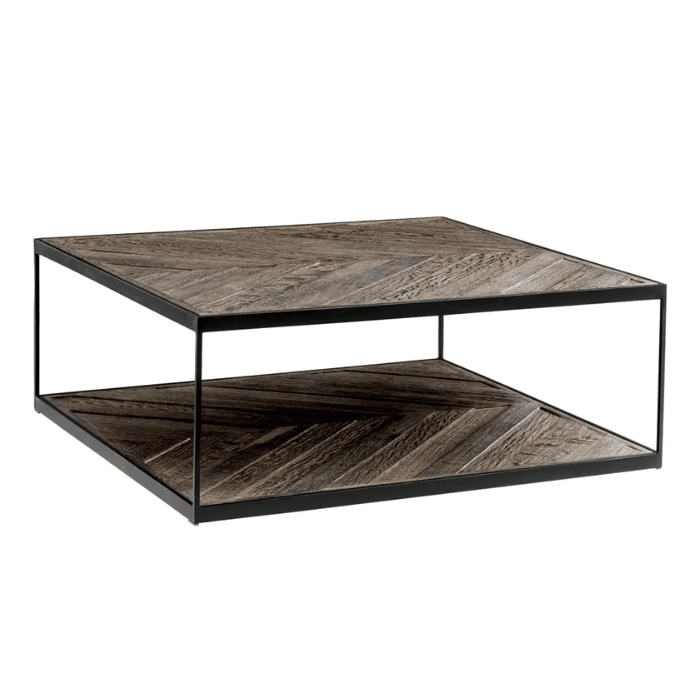 La Varenne wooden coffee table 100x100