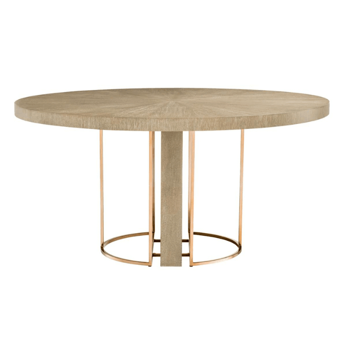 Remington wooden dining table Ø152
