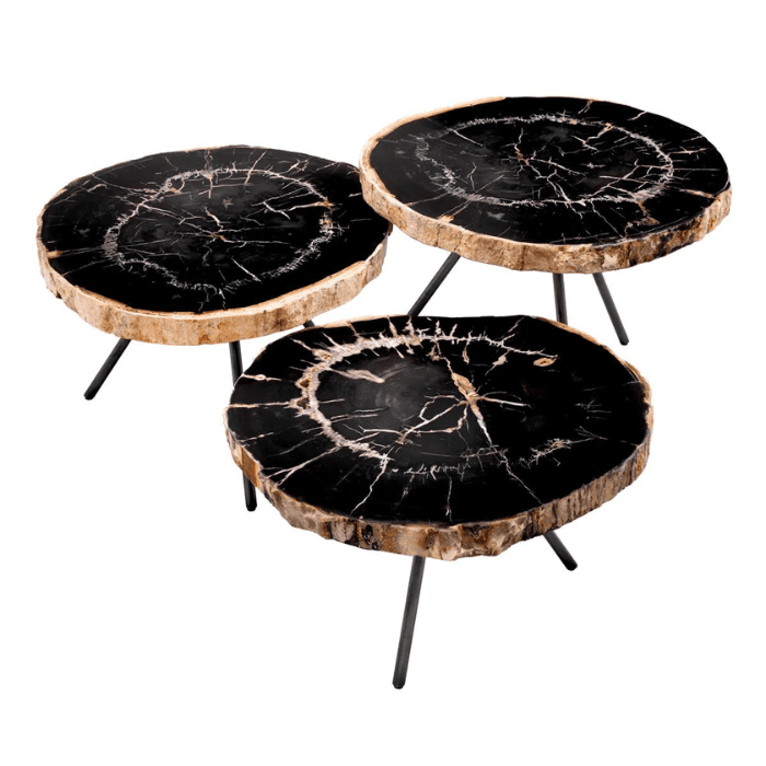 De Soto wooden coffee table set