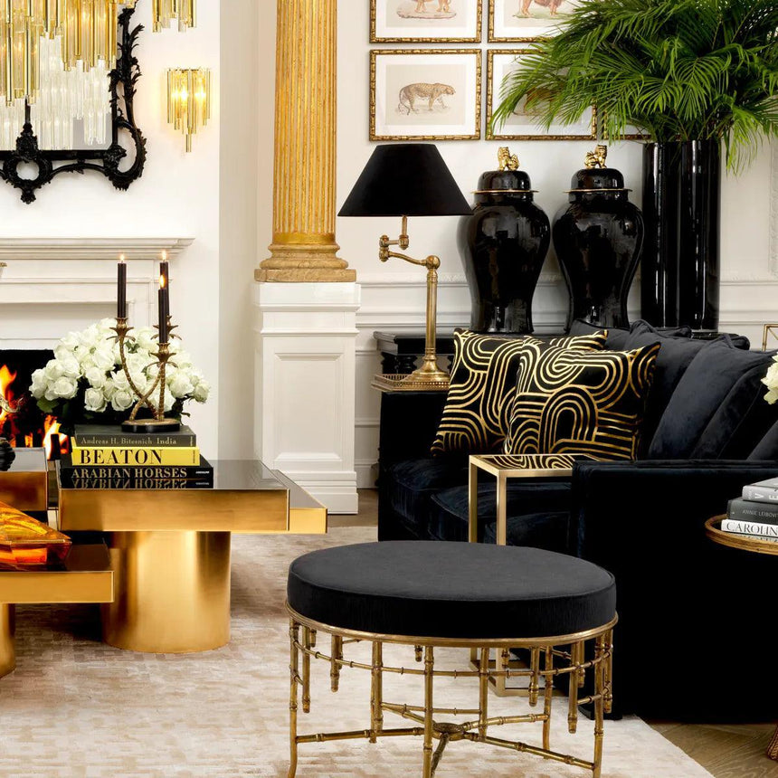 Regis velvet table lamp