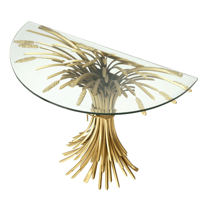 Bonheur glass console table