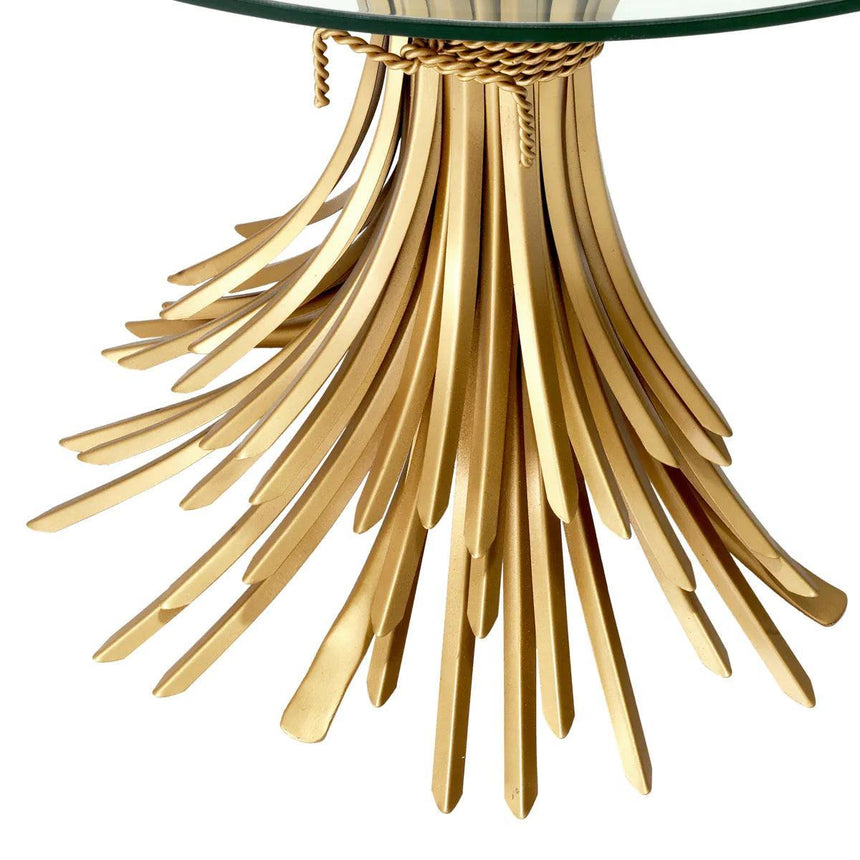 Bonheur glass console table