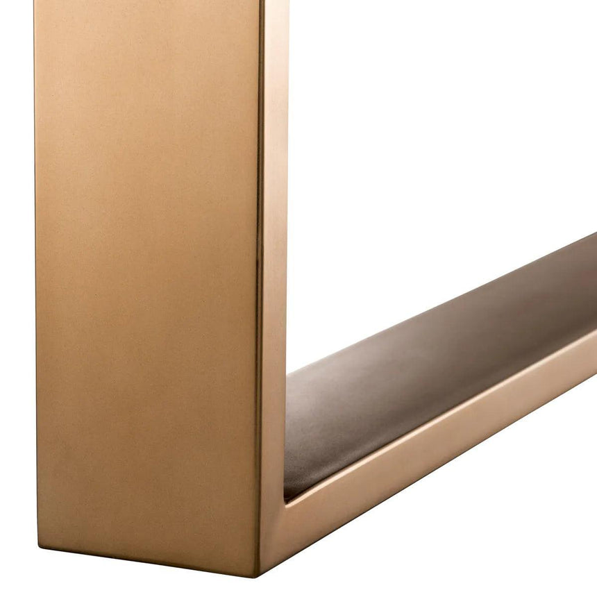 Melchior wooden dining table with brass legs 230x100