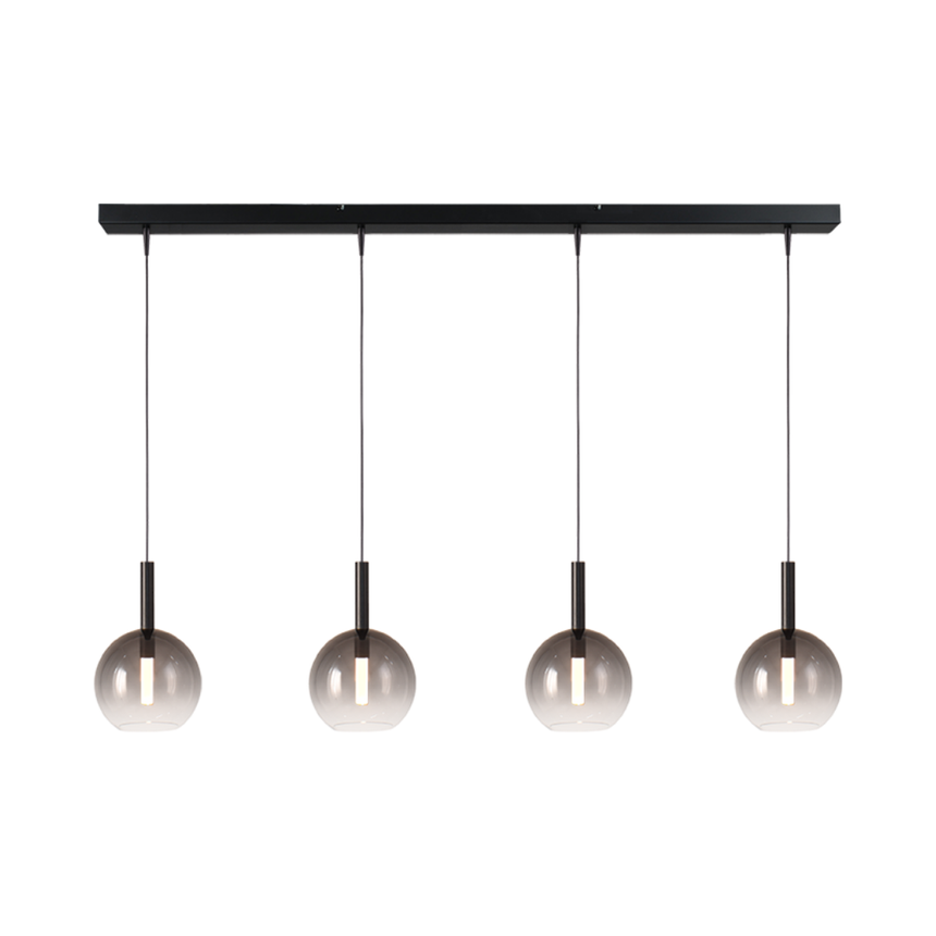 Lido világosszürke üveg függőlámpa