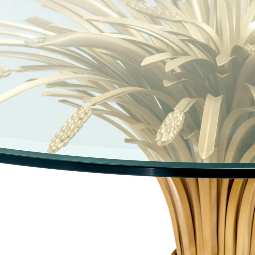 Bonheur glass table