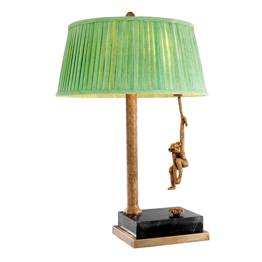 Jungle silk table lamp