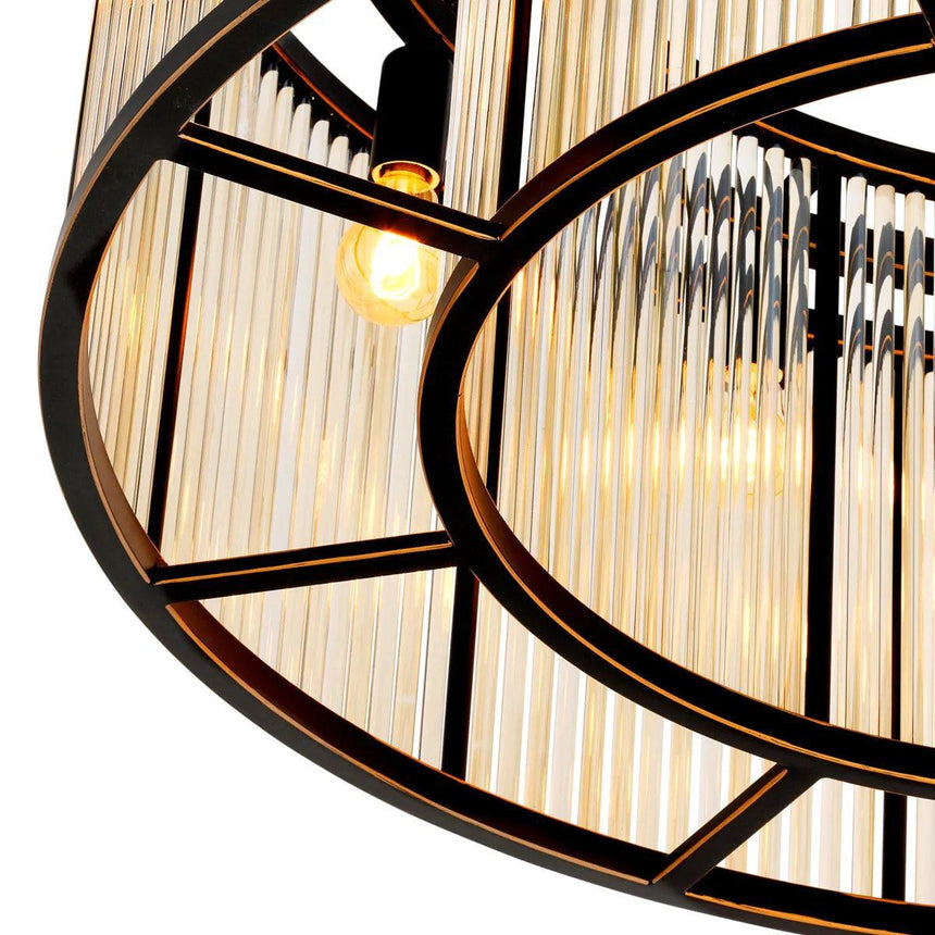 Bernardi glass ceiling lamp Ø45