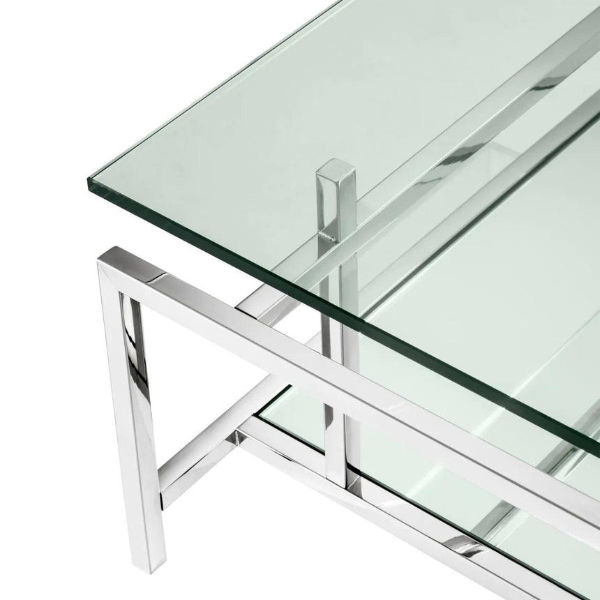 Superia glass coffee table