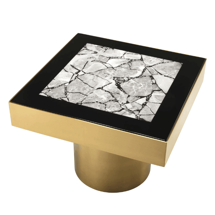 Tatler glass side table