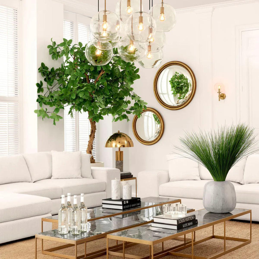 Flair marble table lamp 70cm